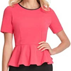 dkny peplum top